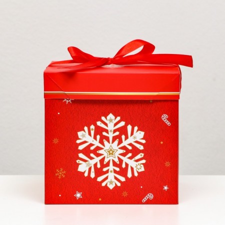Self -assembly box "Snowflake" 15 x 15 x 15 cm-1