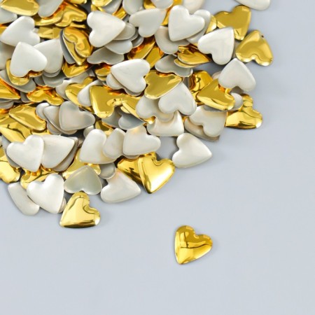 Decor for creativity Metal "Heart" gold set of 200.8x0.8 cm