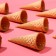 Wafer horns even edge are colorless, 27 pcs.