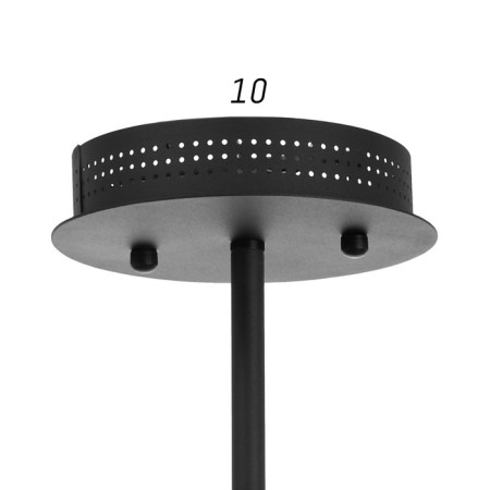 Chandelier 1695/3 LED 72W 3000-6000K black and gold 65x65x26.5 cm Bayerlux-7