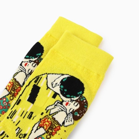 Unisex "kiss" Gustava Klimt, yellow color, size 35-42-1