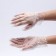 Benovy gloves, vinyl, size m, 50 pairs, transparent