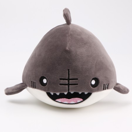Soft toy "Shark", 19 cm, color gray color-1