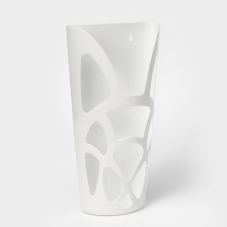 Basket for bags, 18 × 9 × 35 cm, white color-2