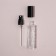The perfume bottle "Transparent pattern", with a spray, 15 ml, black color