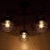 Biraso chandelier 3x60W E27 Black-Serebly 58x58x40 cm