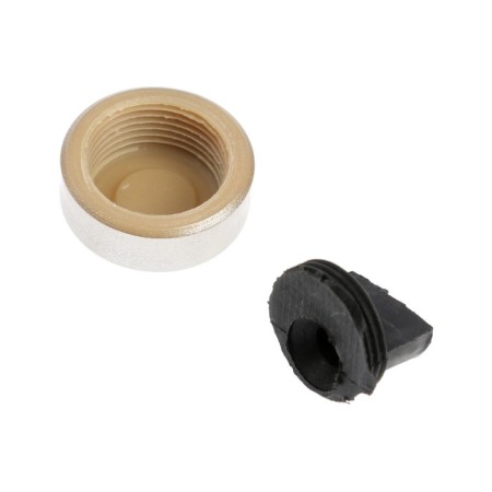 Tundra mirror holder, d = 20 mm, without drilling, color nickel, plastic, 4 pcs.-2
