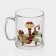 New Year's glass tea mug "New Year's snakes", 320 ml, mix
