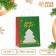 Gift package with the "Christmas tree" window 30 x 22 x 14 cm, green