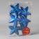 Set of jewelry plastic 6 pcs "Starfall" 8 cm, blue