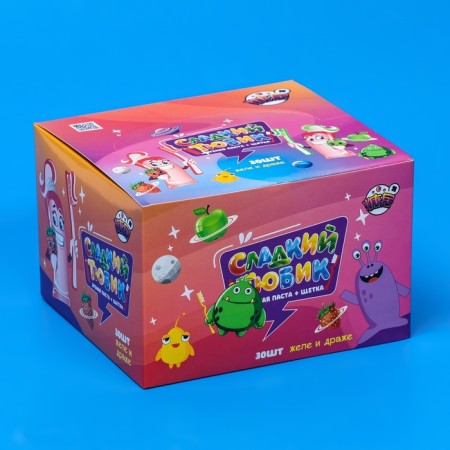 Jelly and sugar dragee "Sweet tube", 12.5 g-4
