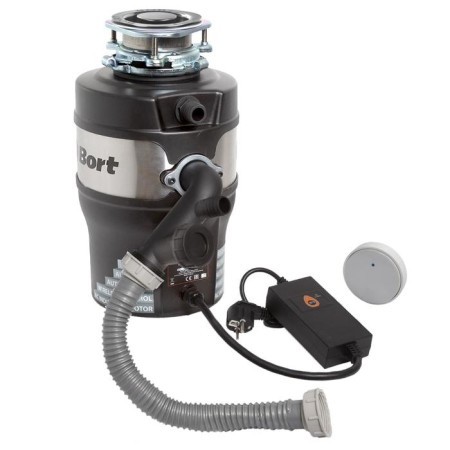 Food waste grinder Bort Alligator Max, 560 watts, 3 steps, 5.2 kg/min, remote control-2