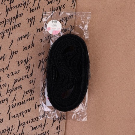 Capricon lace, 20 mm × 10 ± 1 m, black color-3