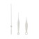 A set of 3 arrows for hours 58/72/77 mm, packing 10 pcs, silver