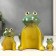 Souvenir Ceramics "Family Frogsat" set 3 pcs 16.5x11.8x9 cm