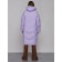 Coat insulated winter female, size 46, purple color