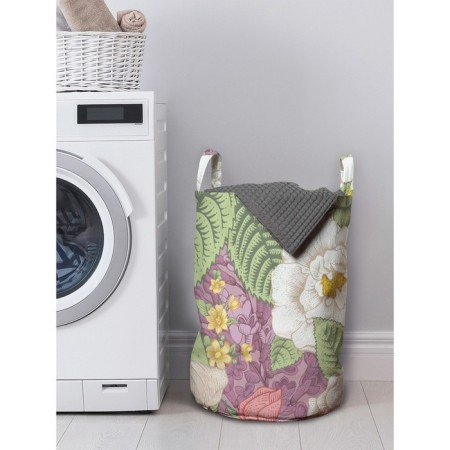 Basket for storage of things "Flower picture", size 35x50 cm