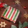 Cookie box, confectionery packaging, "forward for a dream", 12 x 12 x 3 cm, New Year