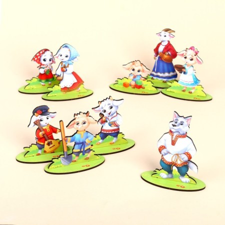Table theater "Wolf and seven goats"-5
