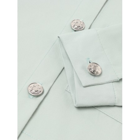 Рубашка для девочки MINAKU: Jeans collection, цвет серо-голубой, рост 128 см-7