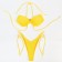 Separate swimsuit minku, yellow color, rr 42