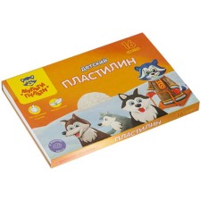 Plasticine 16 colors 240 grams of multi-bullets 