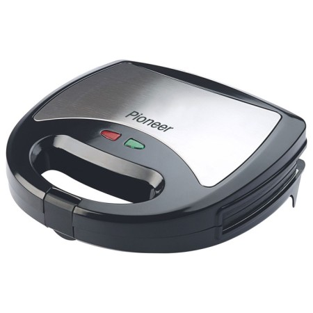Pioneer SM302D baking device, grill, wafel, sandwich, 850 watts, silver