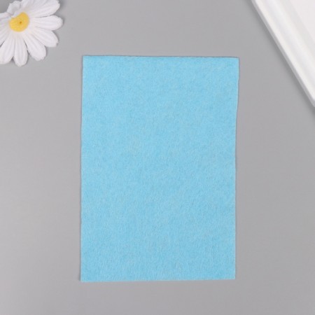 Soft felt 15 mm "blue" set of 5 sheets 10x15 cm-1