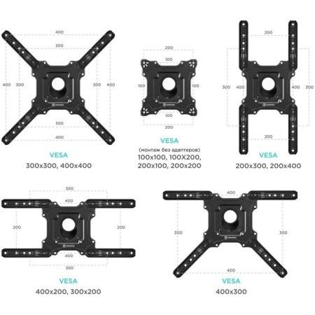 Black Black Black 32 "-65" Max.35kg Black Black Black Black-4