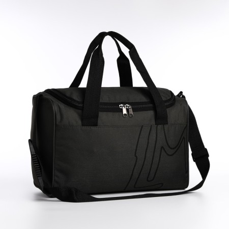 Road bag with lightning, long belt, khaki color