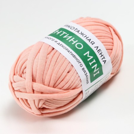 Knitted yarn 100% cotton "Lentino mini" 100 g 40 m color 85 bodily-1