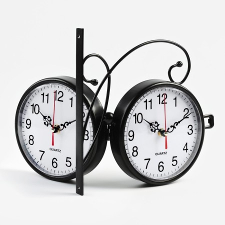 Watching double-sided watches, on suspension, smooth move, D-25 cm, dial 15 cm-2