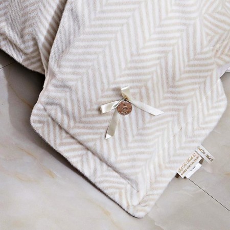Florence bedspread, size 220x240 cm, beige color-3