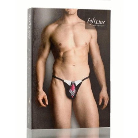 Male Things with a tie, size S/l, black-pink-1