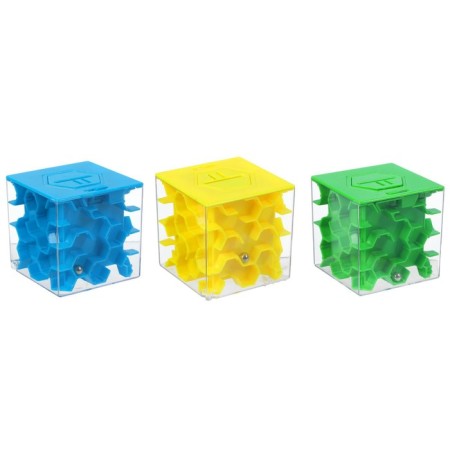 Puzzle "Labyrinth", with a piggy bank, color mix-3
