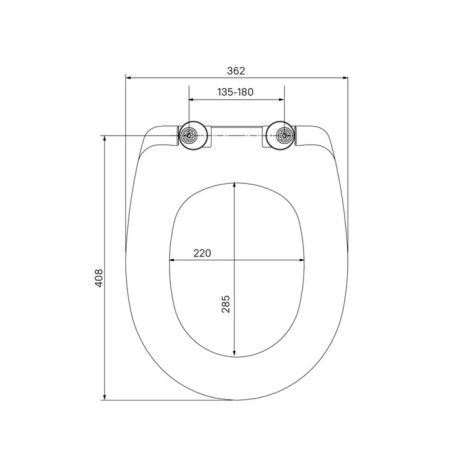 IDDIS ID 136 DP SC toilet seat, microlift, duroplast, white-10