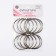 Ring for the cornice, connective, d = 63/68 mm, 10 pcs, silver color
