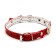 Belly leather two-layer leather with a flower, 30 x 1.2 cm, Osh 20-30 cm, mix of flowers