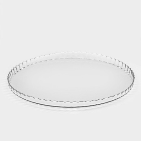 Glass dish Patisserie, d = 32.2 cm, the color is transparent