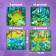 Puzzle 4 in 1 "world of dinosaurs"