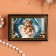 Casket "Angel with a kitten", black, 6 × 9 cm, lacquer miniature