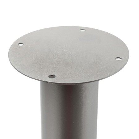 Support adjustable for the table, round, silver D-50mm-4