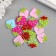 Buttons wood for creativity 2 punctures "strawberries" set of 15 pcs mix 2.5x2.2 cm