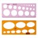 A set of circle stencils 2 pcs. Calligrata, 22/36 diameter