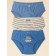 Panties for boys, height 122 cm, jeans, blue, 3 pcs