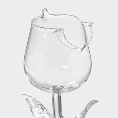 Glass of glass "Rose", 7 × 7 × 20.5 cm-1