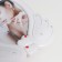 Photo frame plastic 10x15 cm "Two swan with hearts" White 14.5x18.5 cm