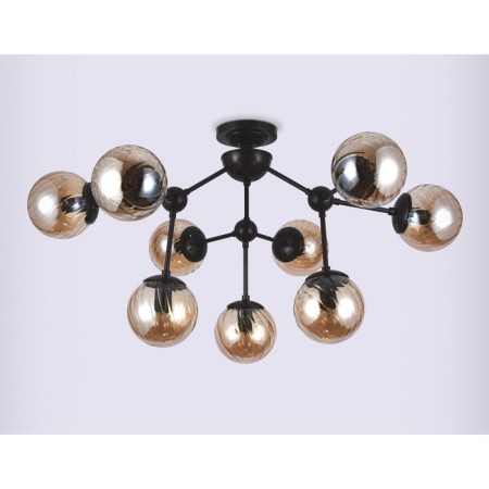 Ceiling chandelier Ambrella Light, Traditional, TR9018, 9HE14, Color Dark Coffee-1