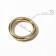 Rings for bags, d = 12 mm, thickness - 3 mm, 10 pcs, gold color