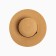 Women's hat with a leopard strap minaku brown color, river 58